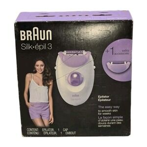 Braun Epilator Silk-epil 3 Hair Removal Device, Epilator for Women Shave